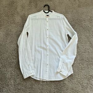 Zara Man White Slim Fit Shirt